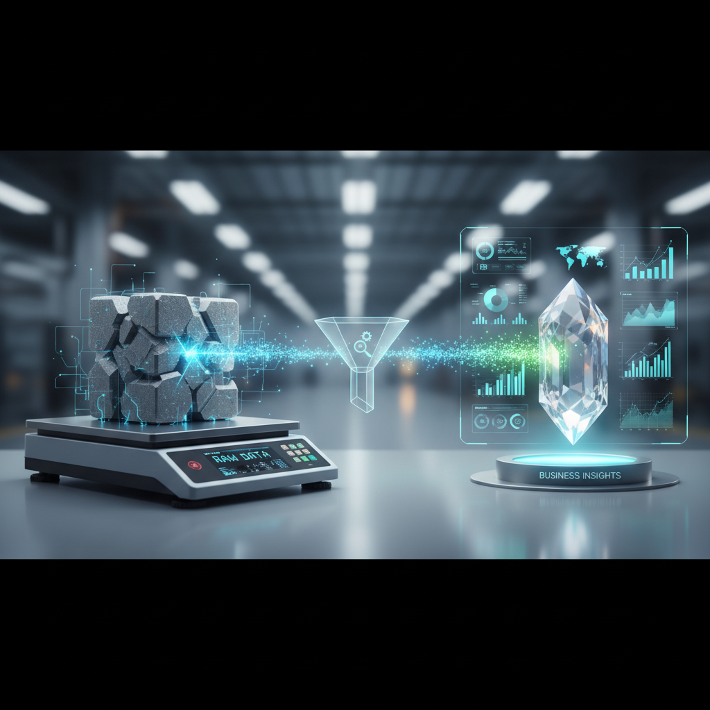 מדיוק גולמי לתובנה עסקית: המהפכה השקטה של ניהול נתוני שקילה